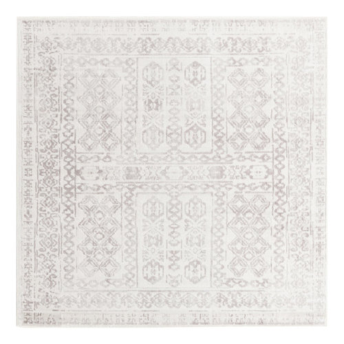 August Grove® Brackett Oriental Cream/Gray Area Rug & Reviews Wayfair